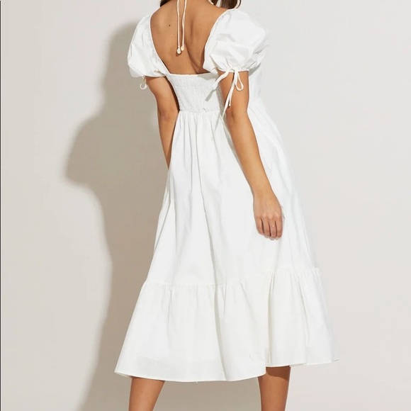 White Smock Dress. Size 14 - Picture 2 of 5